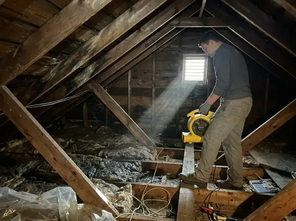 attic-water-damage-drying-proc-007 — frequently asked questions, Emergency Water Extraction & 24/7 Flood Response in Morris,…